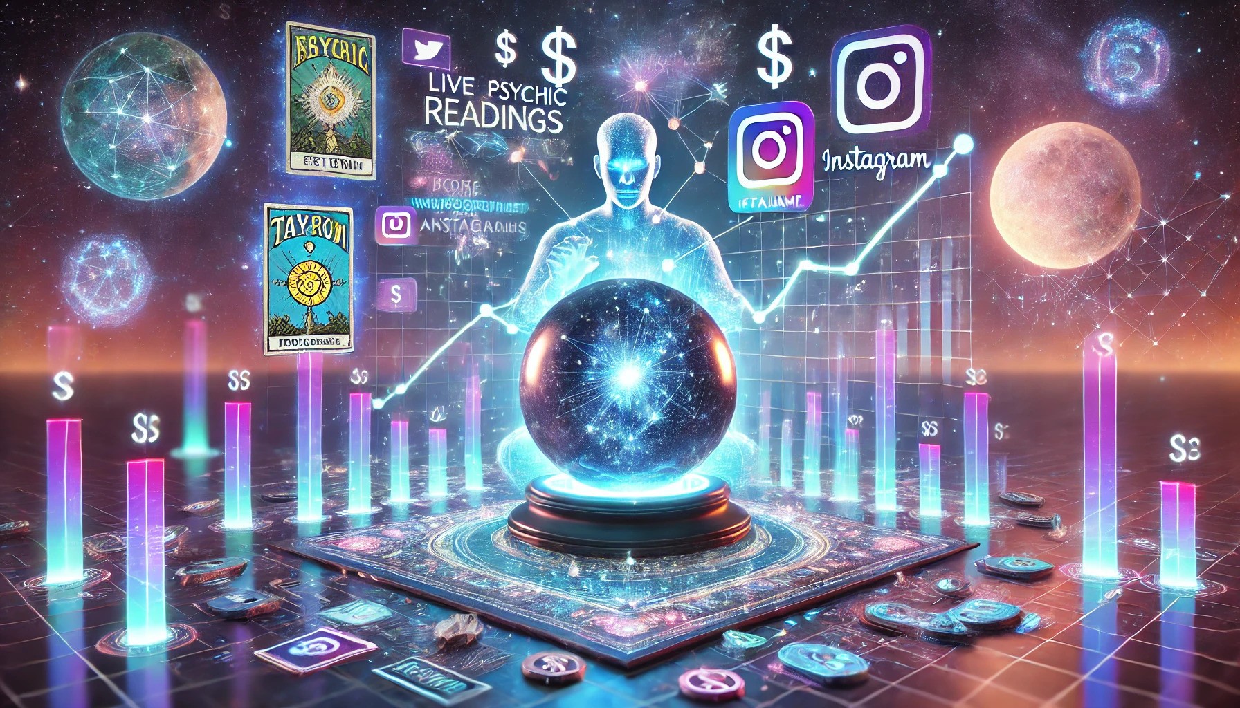 Live Psychic Readings on Instagram