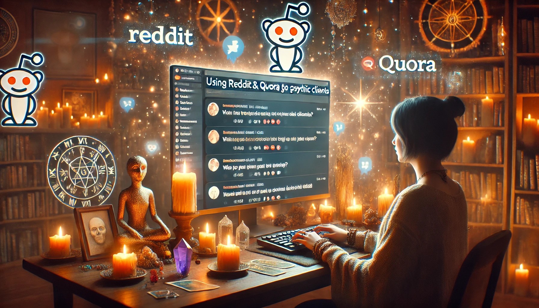 Using Reddit & Quora to Get Psychic Clients