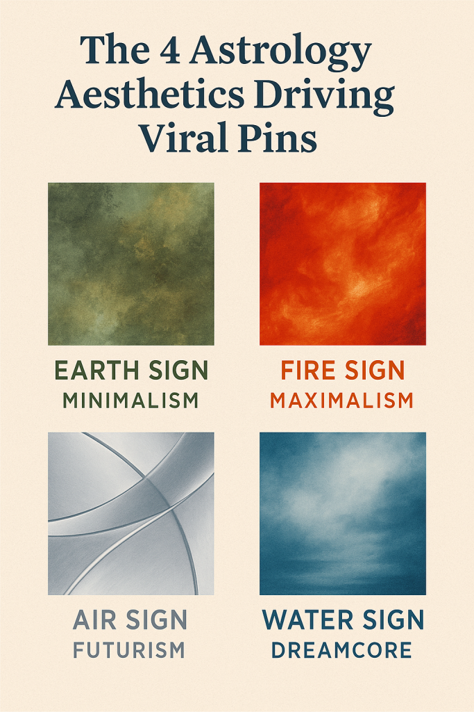 The 4 Astrology Aesthetics Driving Viral Pins