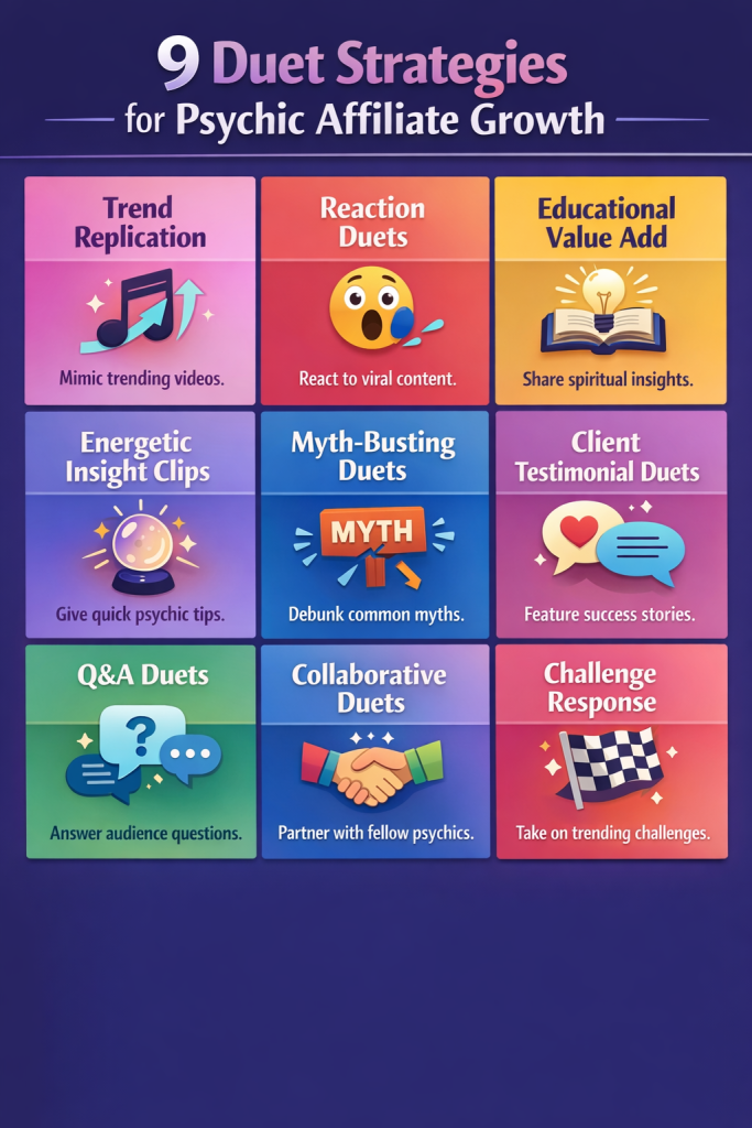 9 Duet Strategy Quick Reference Grid