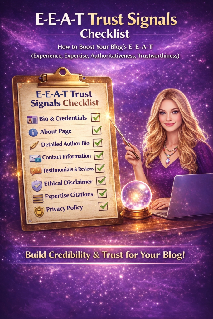 E-E-A-T Trust Signals Checklist